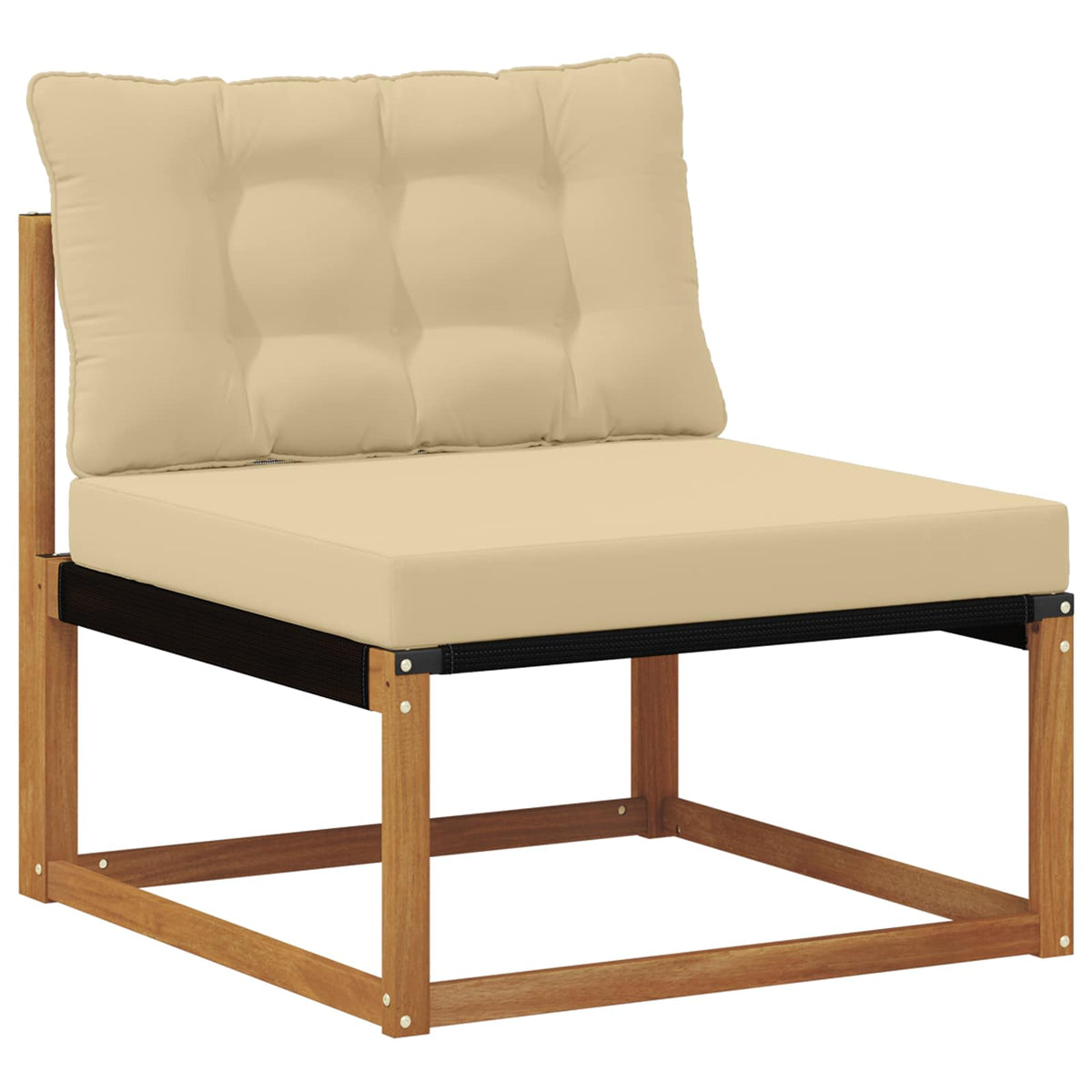 Set vanjskih sofa 4 kom. Prirodna i bež
