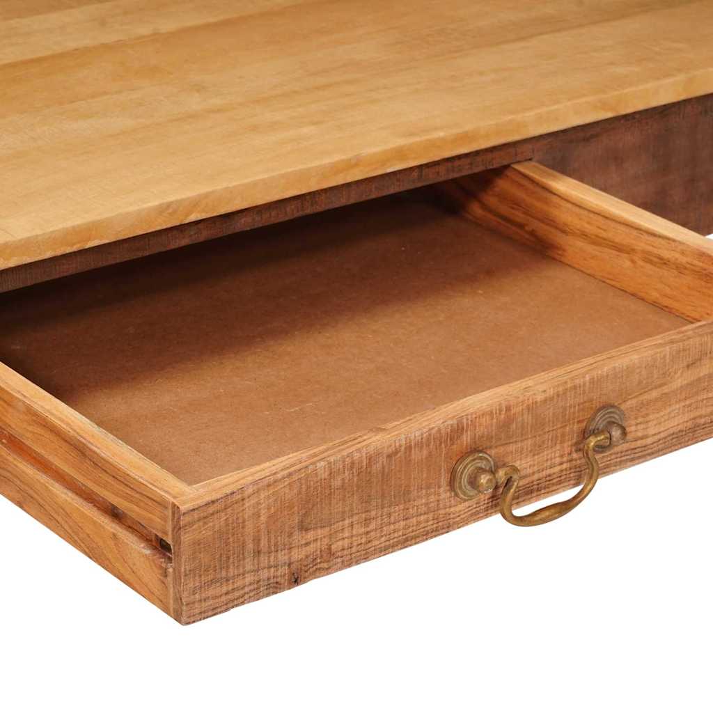 Kava Stol s ladicama Smeđa 110 x 55 x 40 cm Čvrsto drvo manga