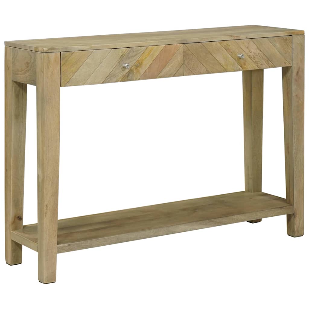 Konzolna stolica s ladicama Prirodna siva 110 x 30 x 80 cm