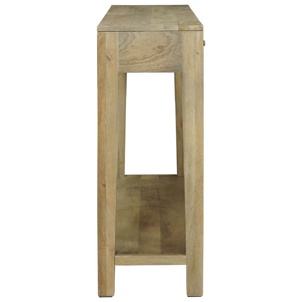Konzolna stolica s ladicama Prirodna siva 110 x 30 x 80 cm