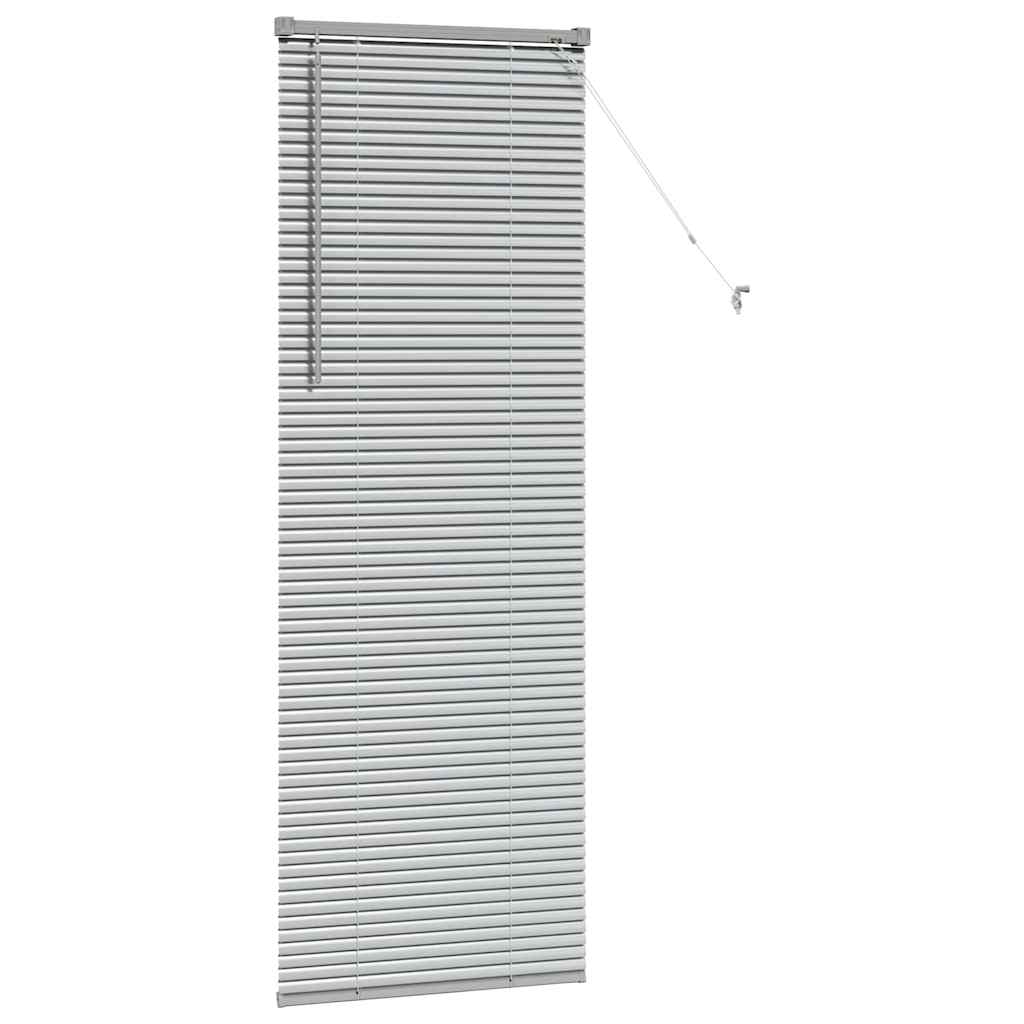 Venecijanski zastore Srebrno 175 x 60 cm Aluminij