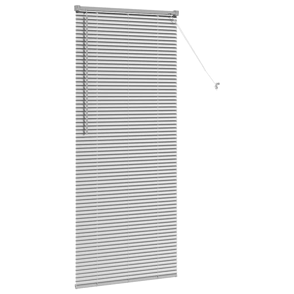 Venecijanski zastore Srebrno 175 x 80 cm Aluminij