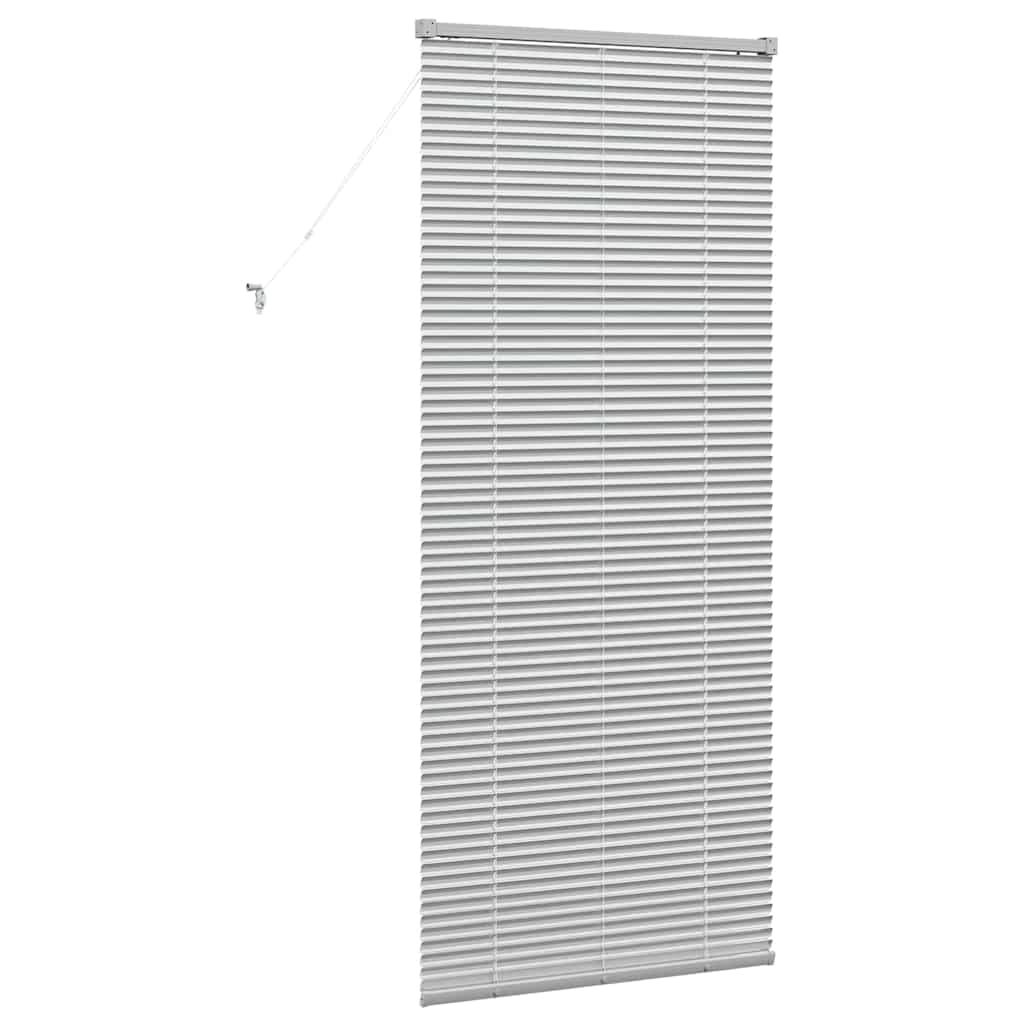 Venecijanski zastore Srebrno 175 x 80 cm Aluminij
