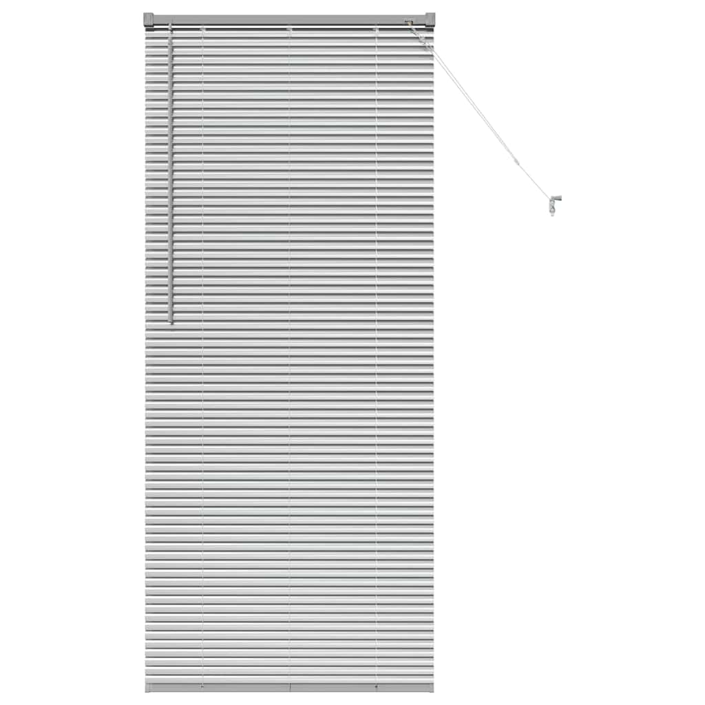 Venecijanski zastore Srebrno 175 x 80 cm Aluminij