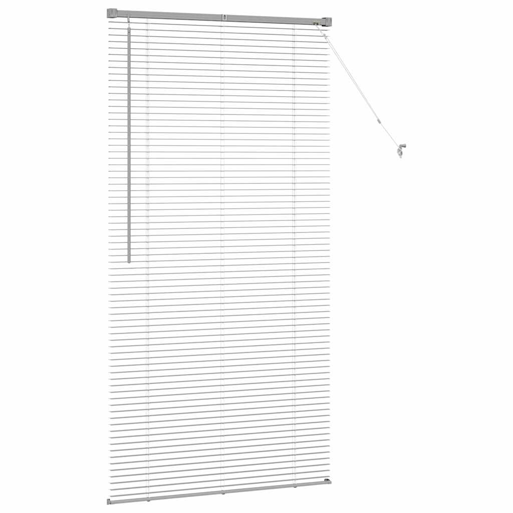 Venecijanski zastore Srebrno 175 x 85 cm Aluminij
