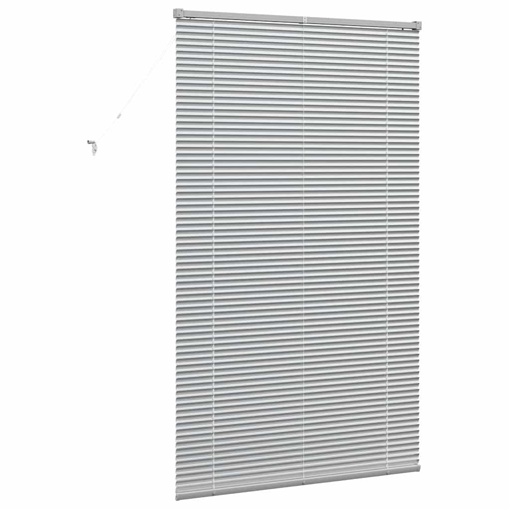 Venecijanski zastore Srebrno 175 x 105 cm Aluminij