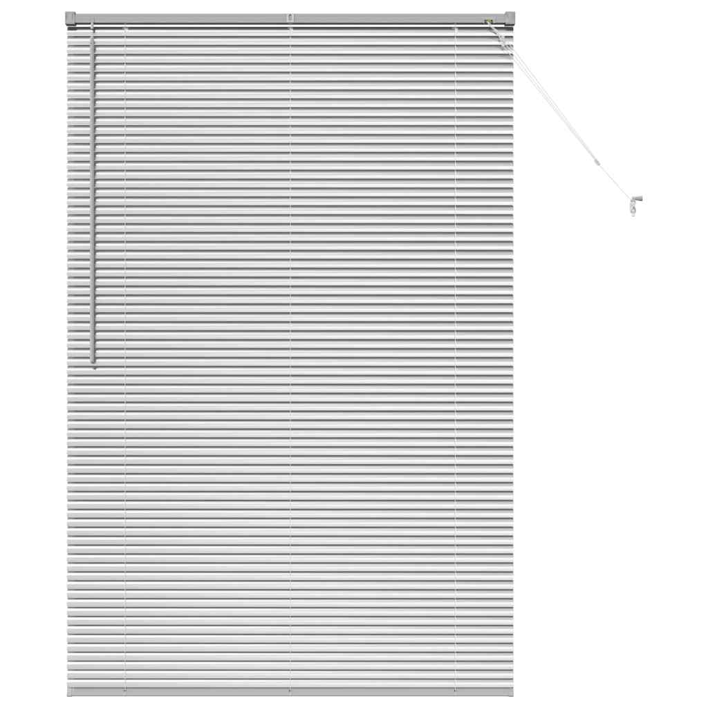 Venecijanski zastore Srebrno 175 x 110 cm Aluminij