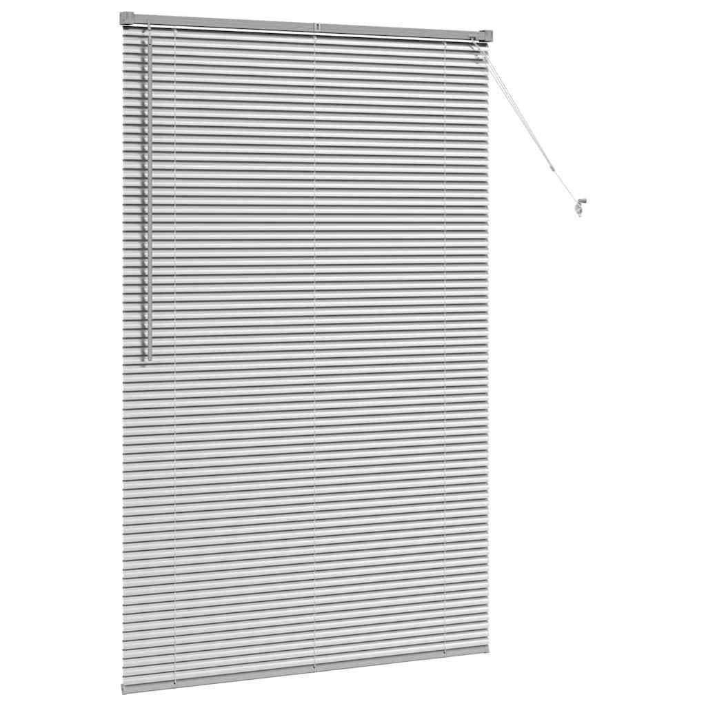 Venecijanski zastore Srebrno 175 x 120 cm Aluminij