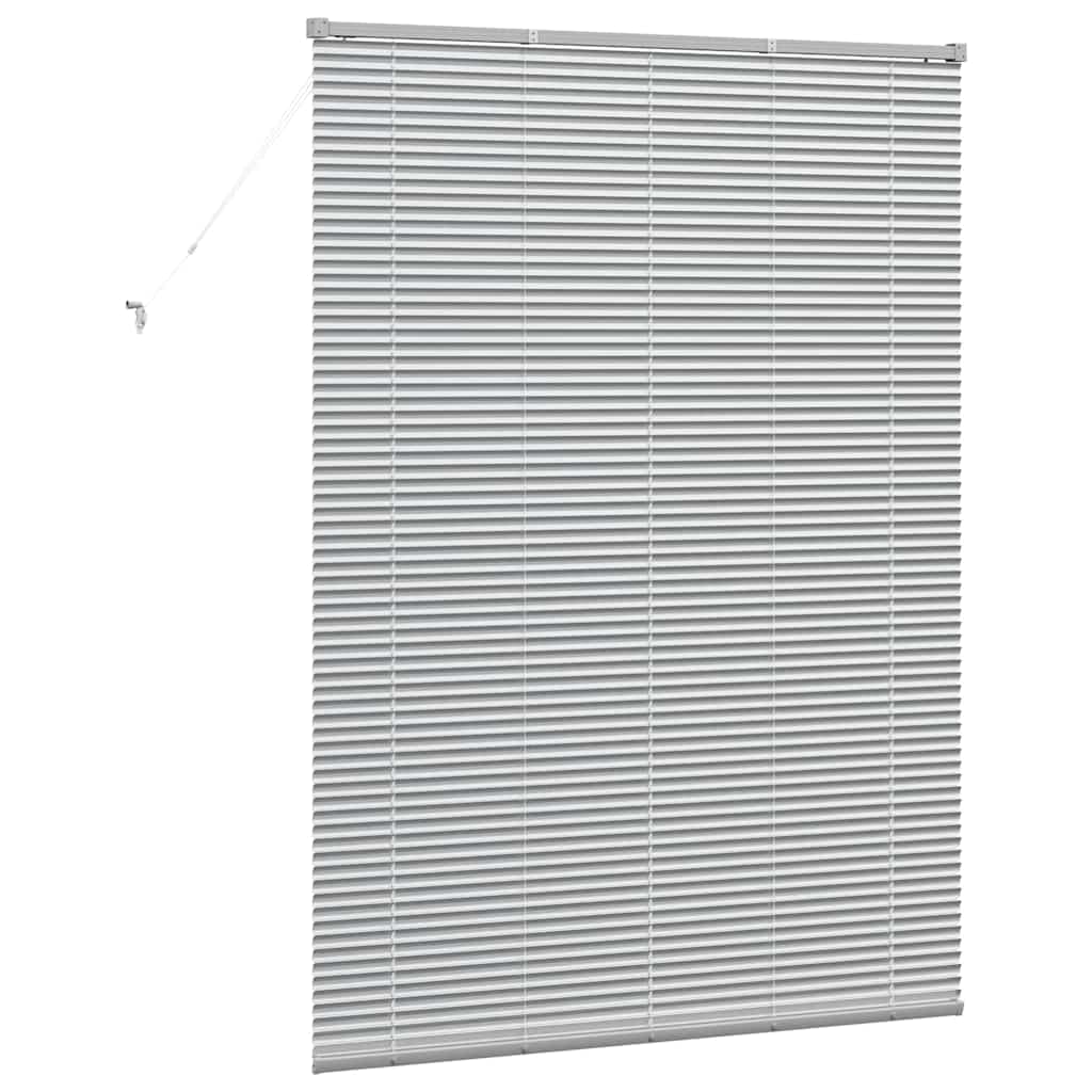 Venecijanski zastore Srebrno 175 x 125 cm Aluminij