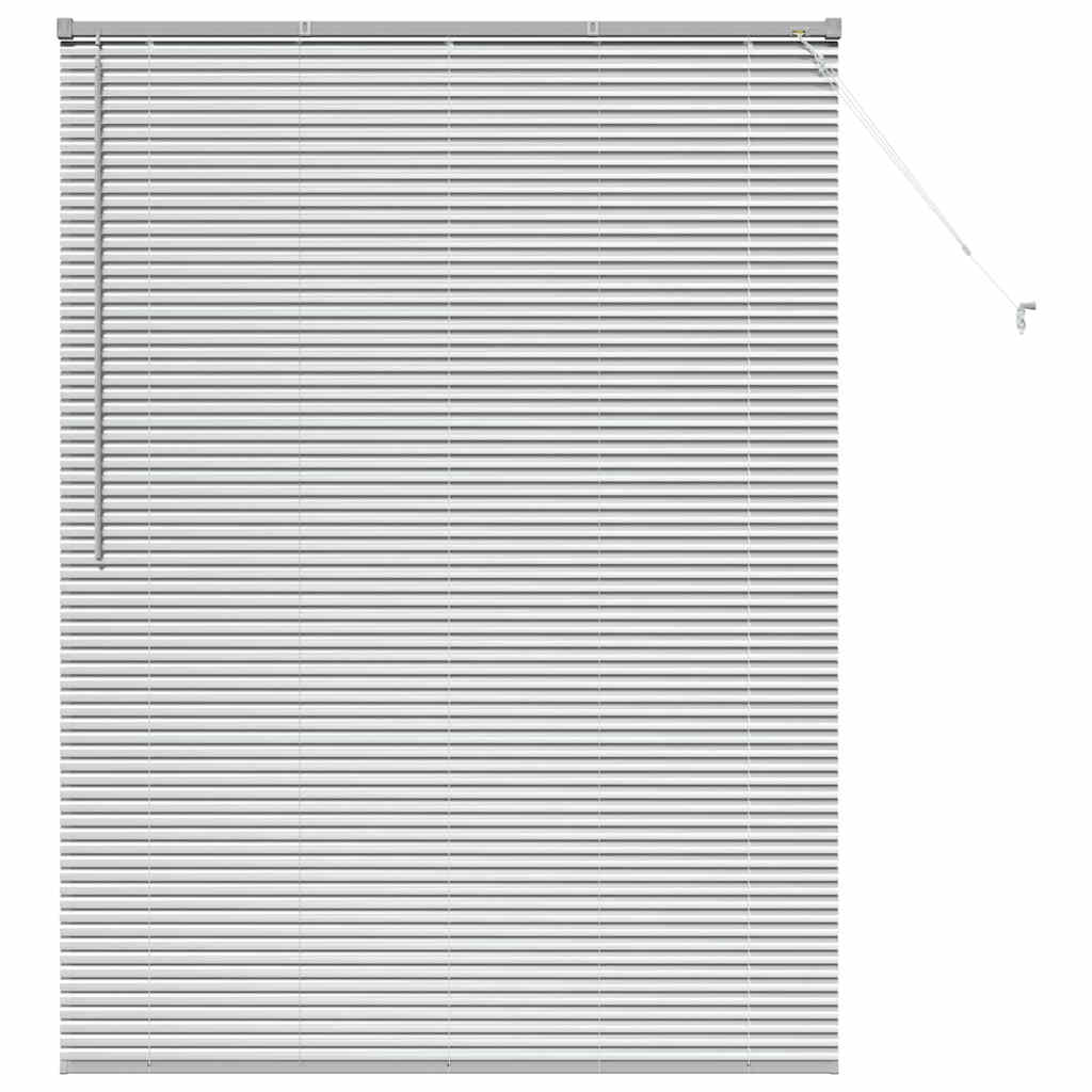 Venecijanski zastore Srebrno 175 x 125 cm Aluminij