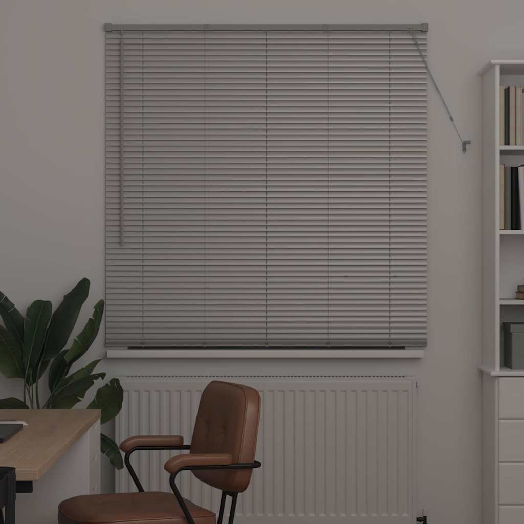 Venecijanski zastore Srebrno 175 x 135 cm Aluminij