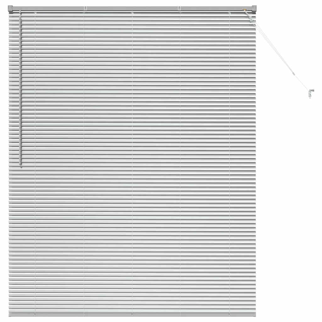 Venecijanski zastore Srebrno 175 x 140 cm Aluminij