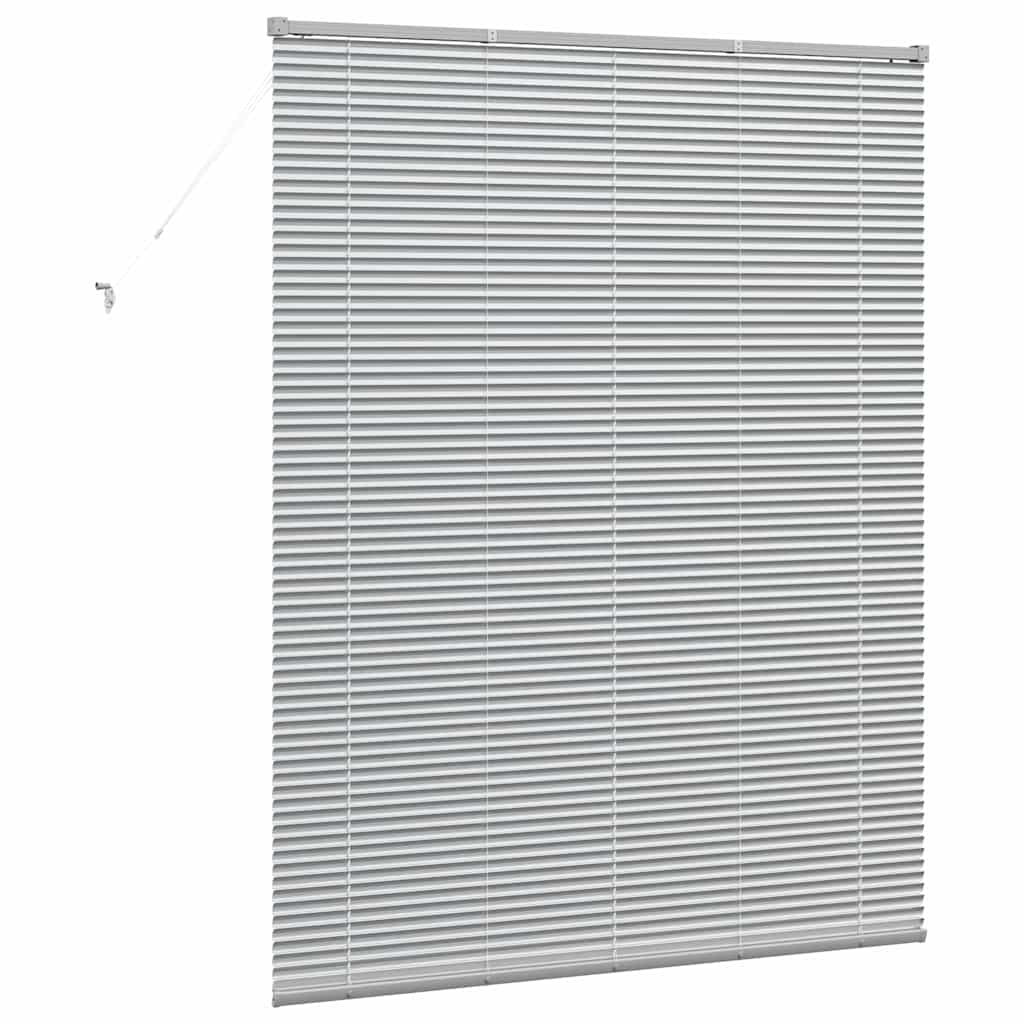 Venecijanski zastore Srebrno 175 x 150 cm Aluminij