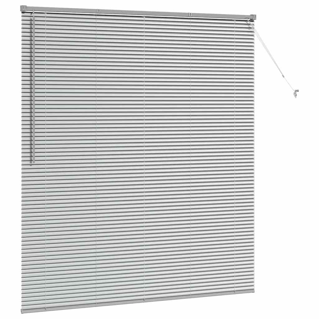 Venecijanski zastore Srebrno 175 x 155 cm Aluminij