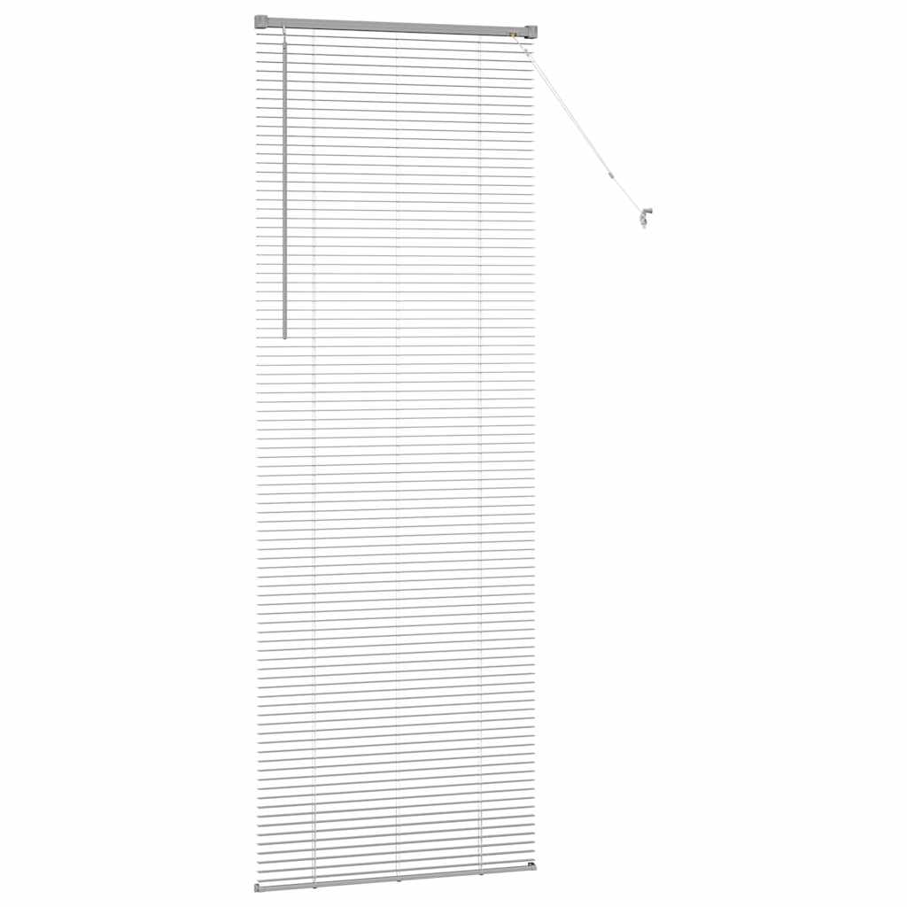 Venecijanski zastore Srebrno 220 x 70 cm Aluminij