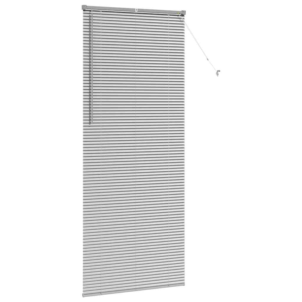 Venecijanski zastore Srebrno 220 x 85 cm Aluminij