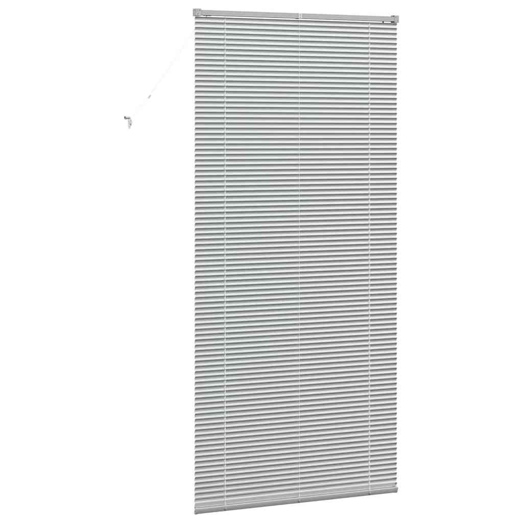 Venecijanski zastore Srebrno 220 x 100 cm Aluminij