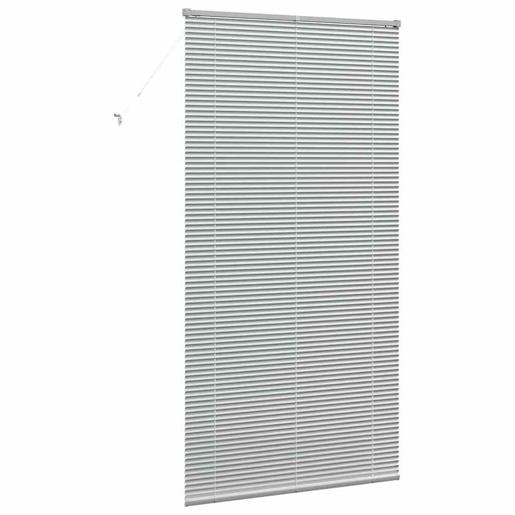 Venecijanski zastore Srebrno 220 x 120 cm Aluminij