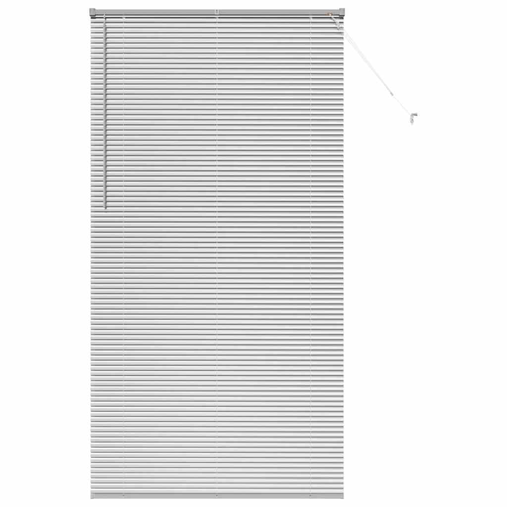 Venecijanski zastore Srebrno 220 x 120 cm Aluminij