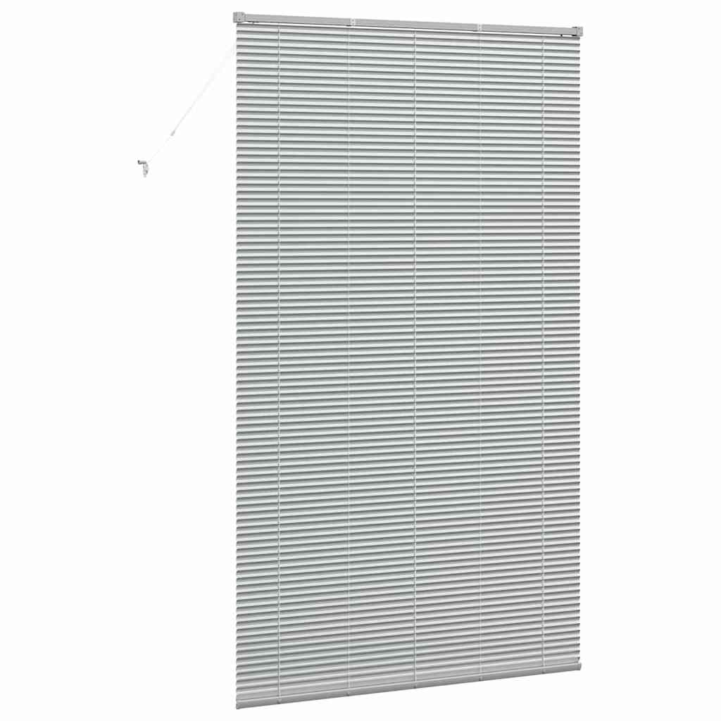 Venecijanski zastore Srebrno 220 x 135 cm Aluminij