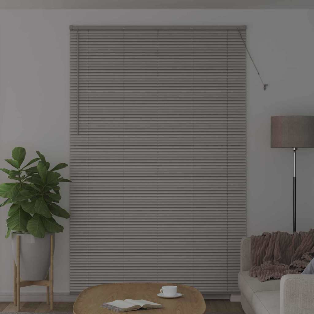 Venecijanski zastore Srebrno 220 x 145 cm Aluminij