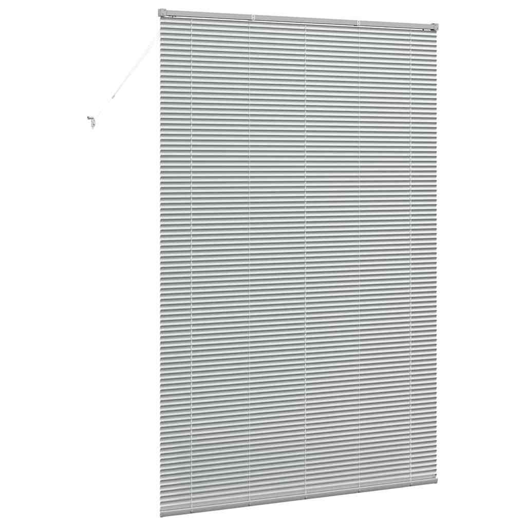 Venecijanski zastore Srebrno 220 x 145 cm Aluminij