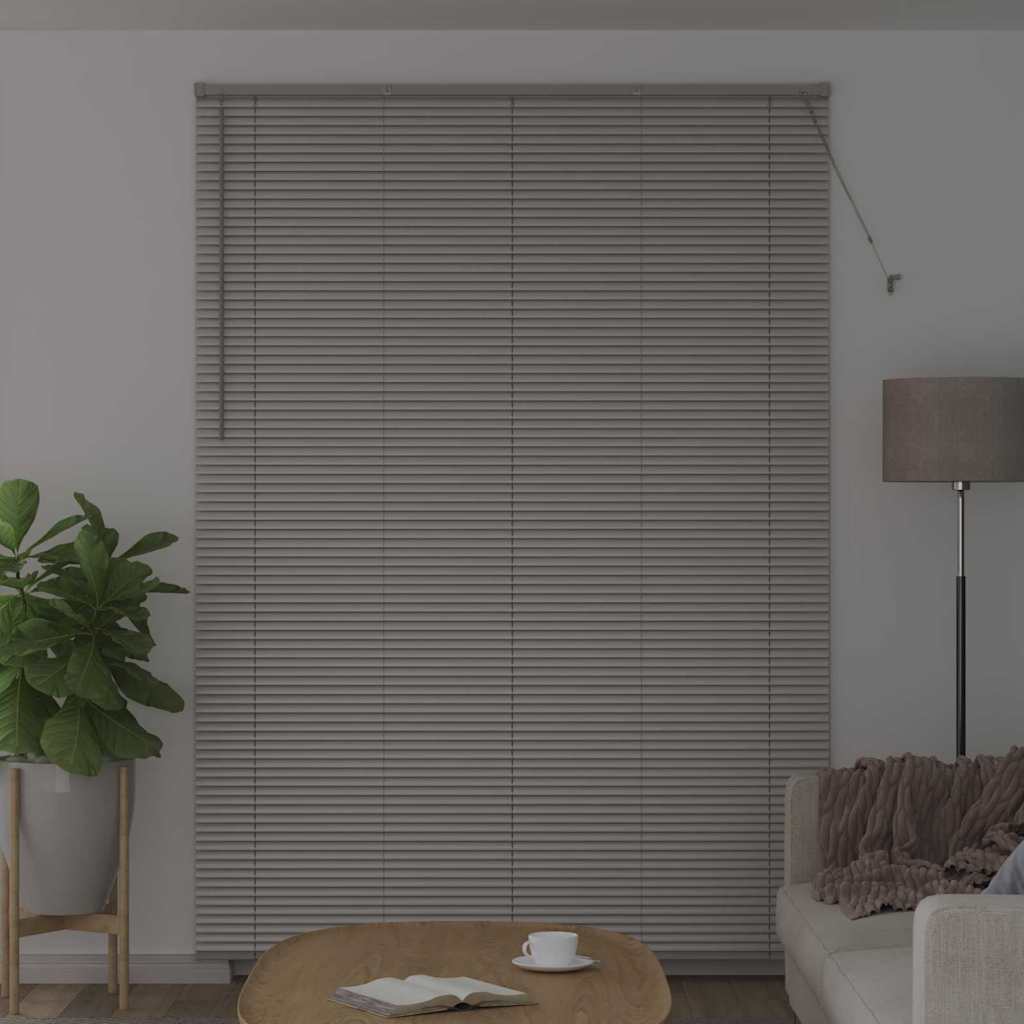 Venecijanski zastore Srebrno 220 x 160 cm Aluminij