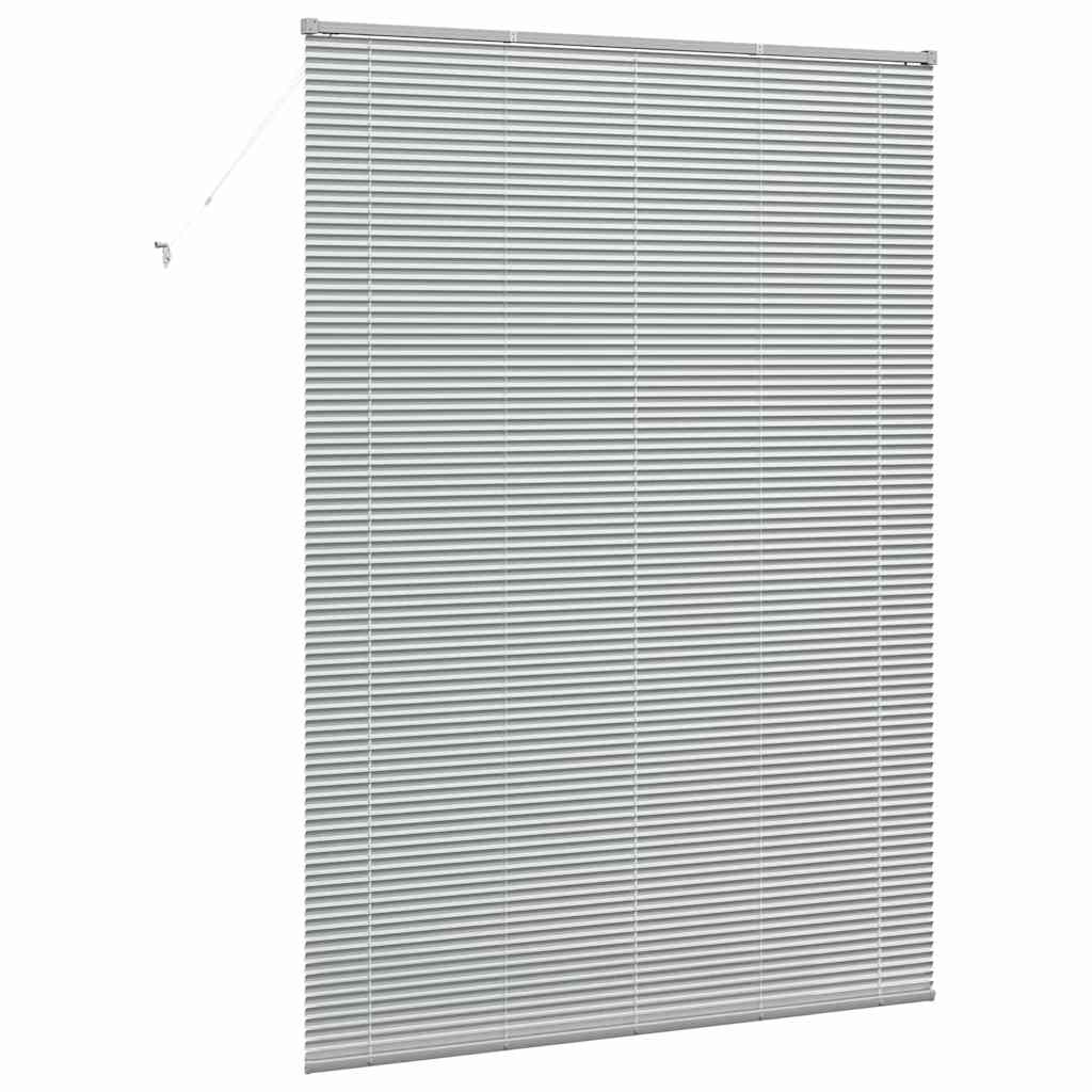 Venecijanski zastore Srebrno 220 x 160 cm Aluminij