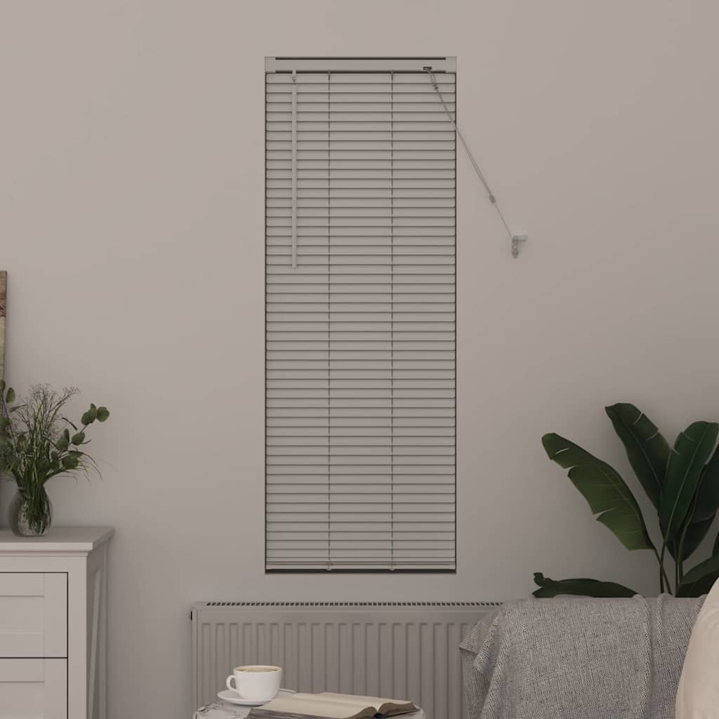 Venecijanski zastore Bijelo 130 x 45 cm Aluminij