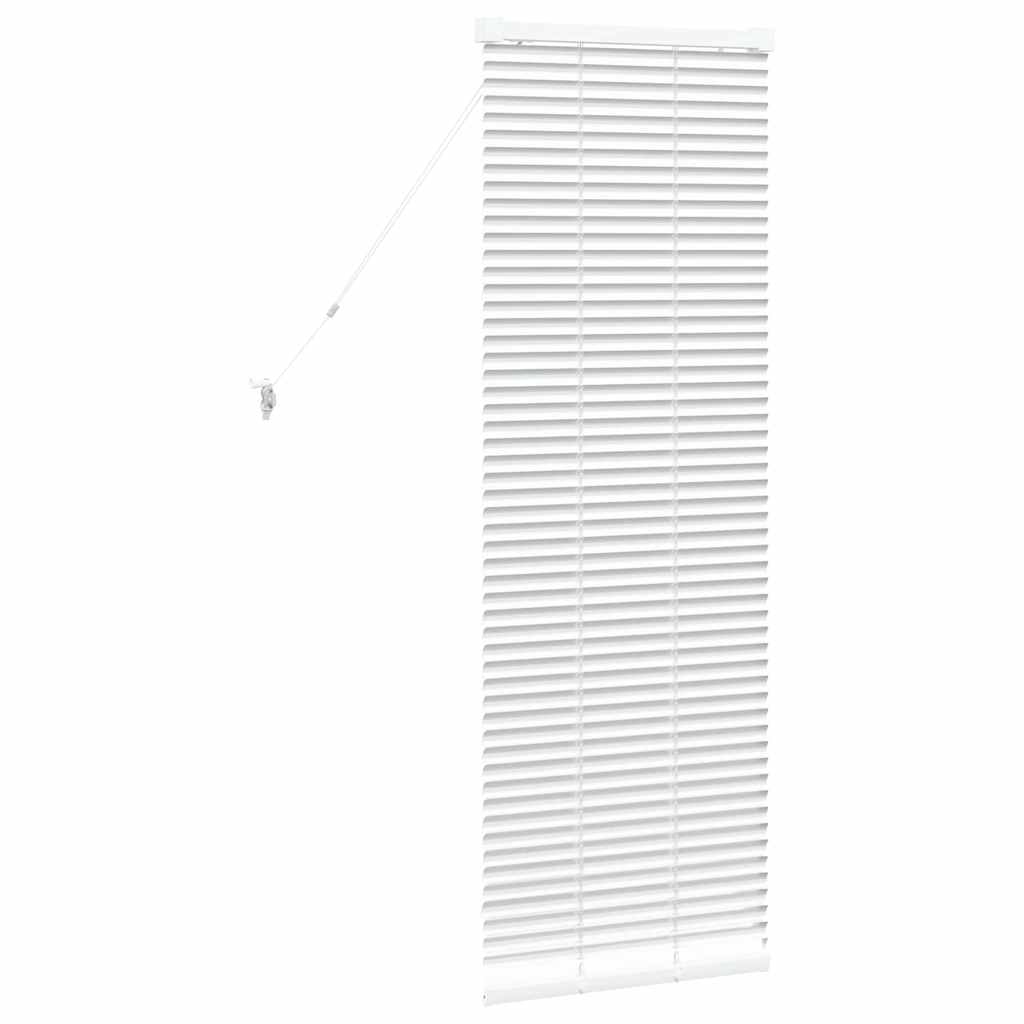 Venecijanski zastore Bijelo 130 x 50 cm Aluminij