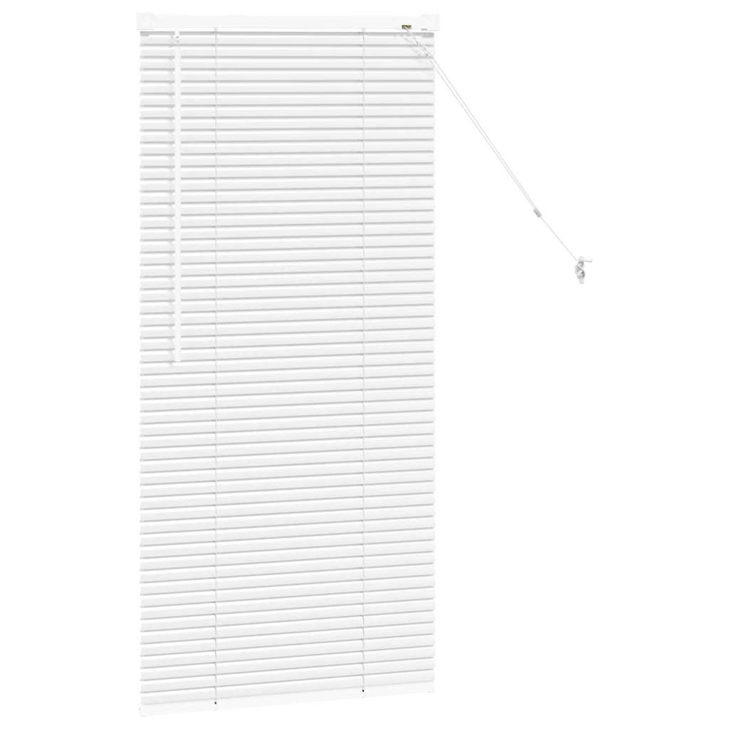 Venecijanski zastore Bijelo 130 x 55 cm Aluminij