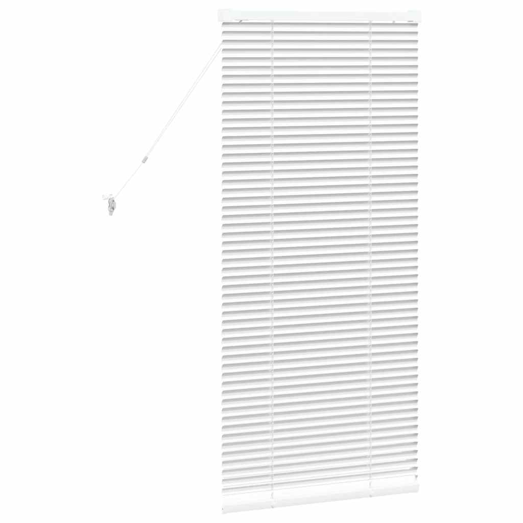 Venecijanski zastore Bijelo 130 x 55 cm Aluminij