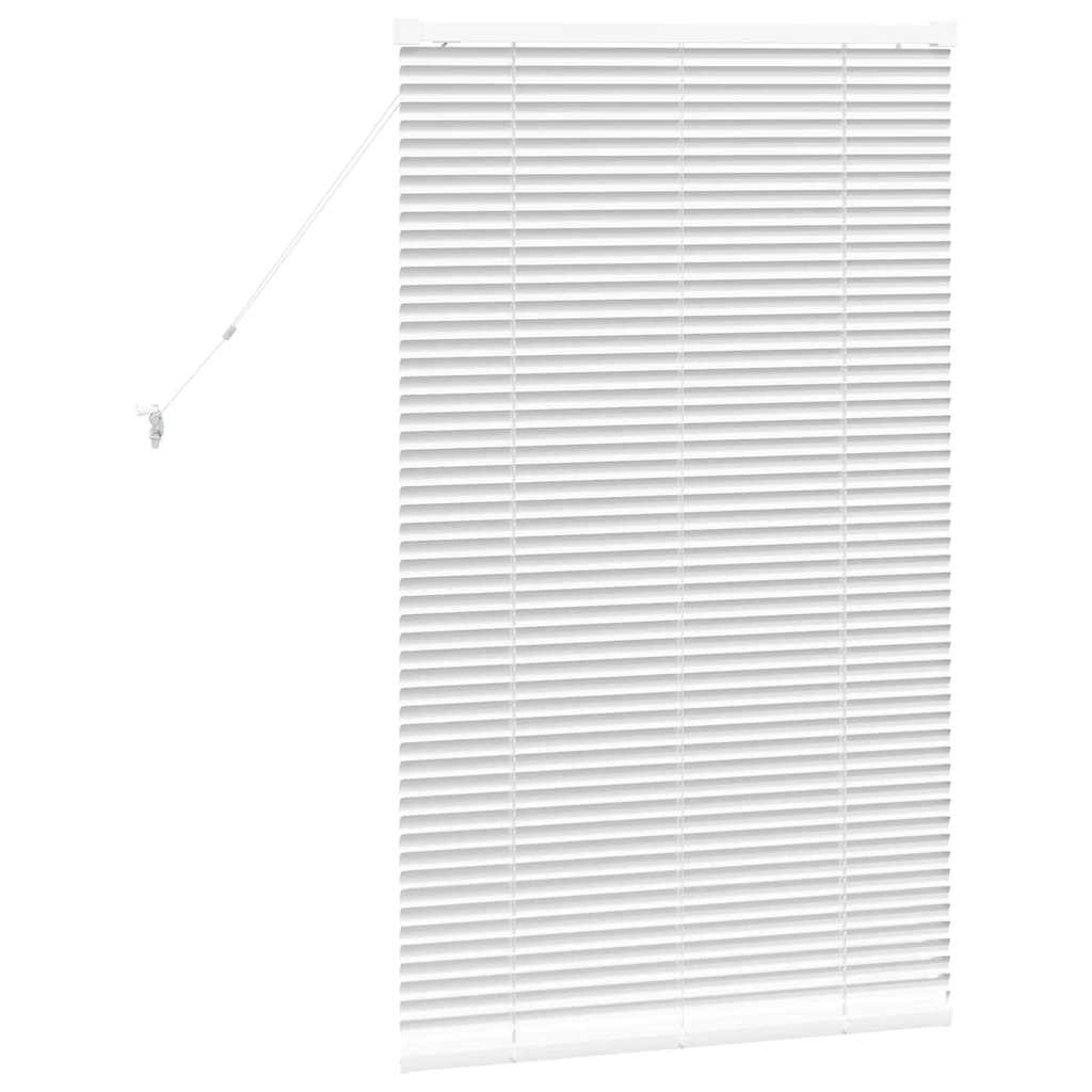 Venecijanski zastore Bijelo 130 x 75 cm Aluminij