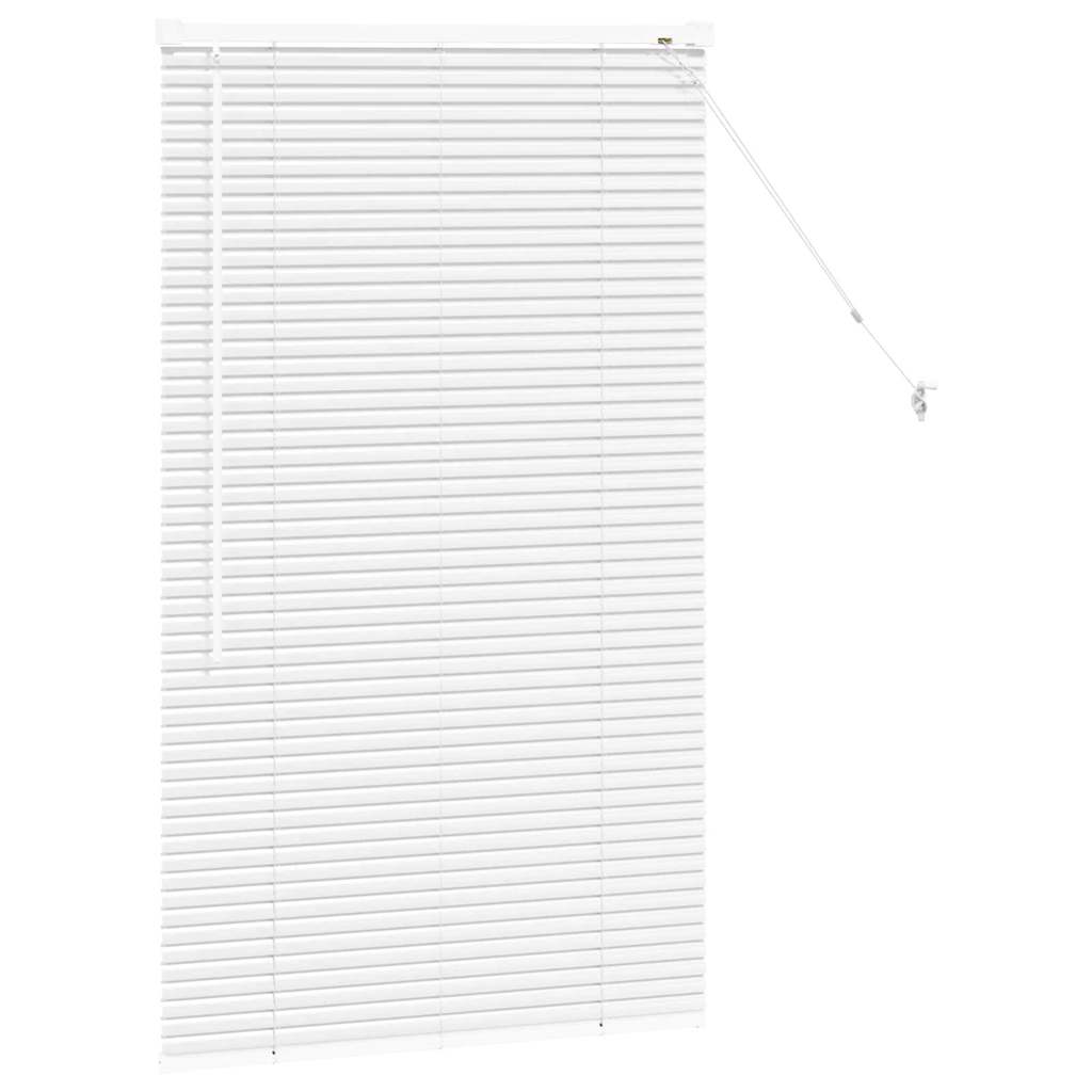 Venecijanski zastore Bijelo 130 x 80 cm Aluminij