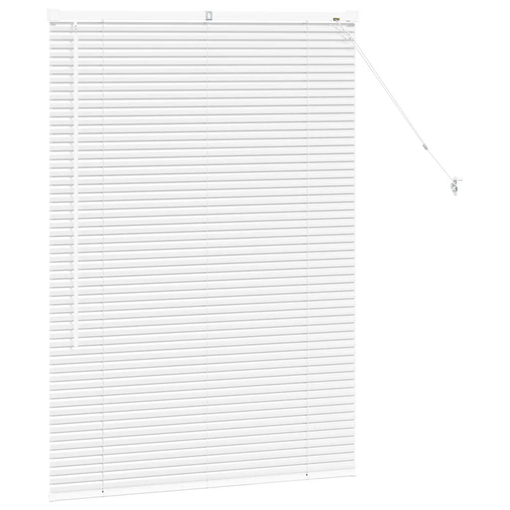 Venecijanski zastore Bijelo 130 x 85 cm Aluminij