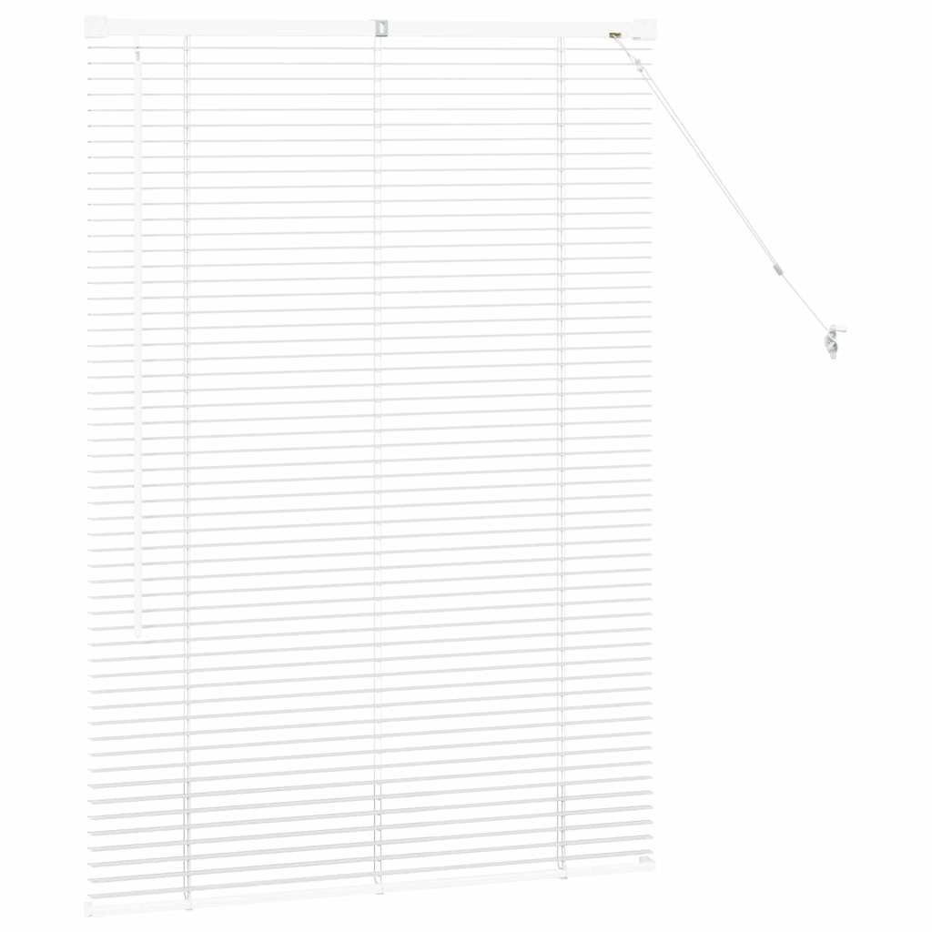 Venecijanski zastore Bijelo 130 x 85 cm Aluminij