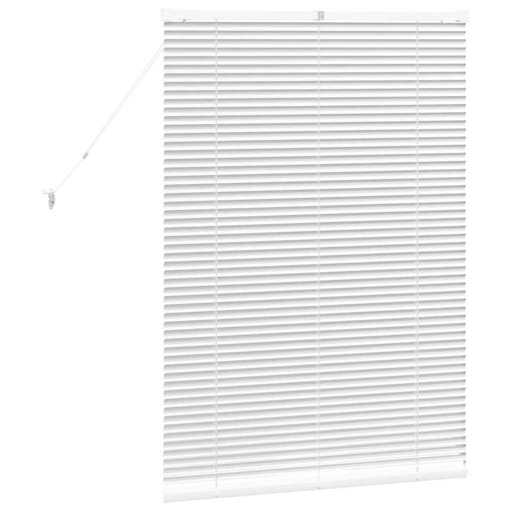 Venecijanski zastore Bijelo 130 x 85 cm Aluminij