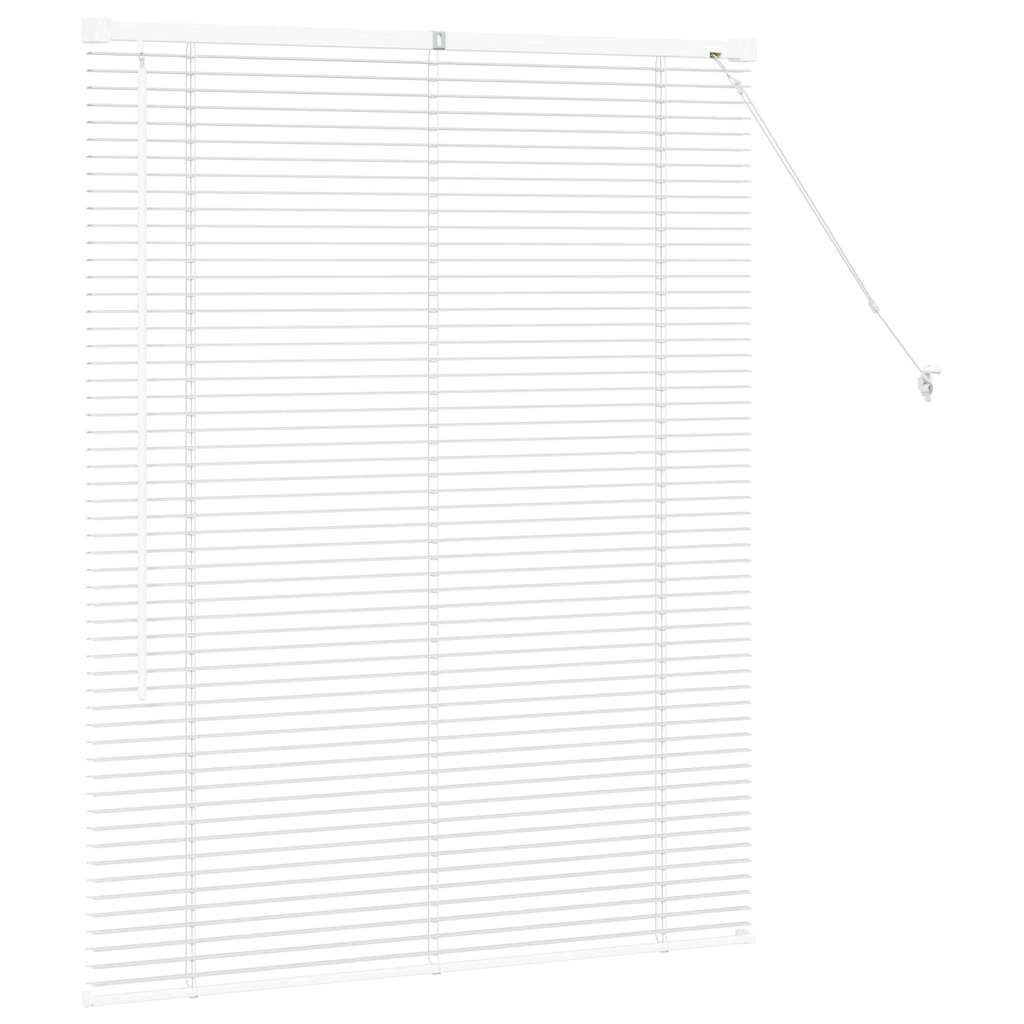 Venecijanski zastore Bijelo 130 x 105 cm Aluminij