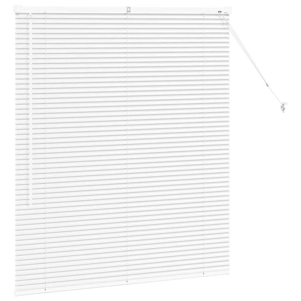 Venecijanski zastore Bijelo 130 x 110 cm Aluminij
