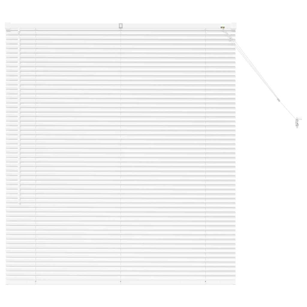 Venecijanski zastore Bijelo 130 x 115 cm Aluminij