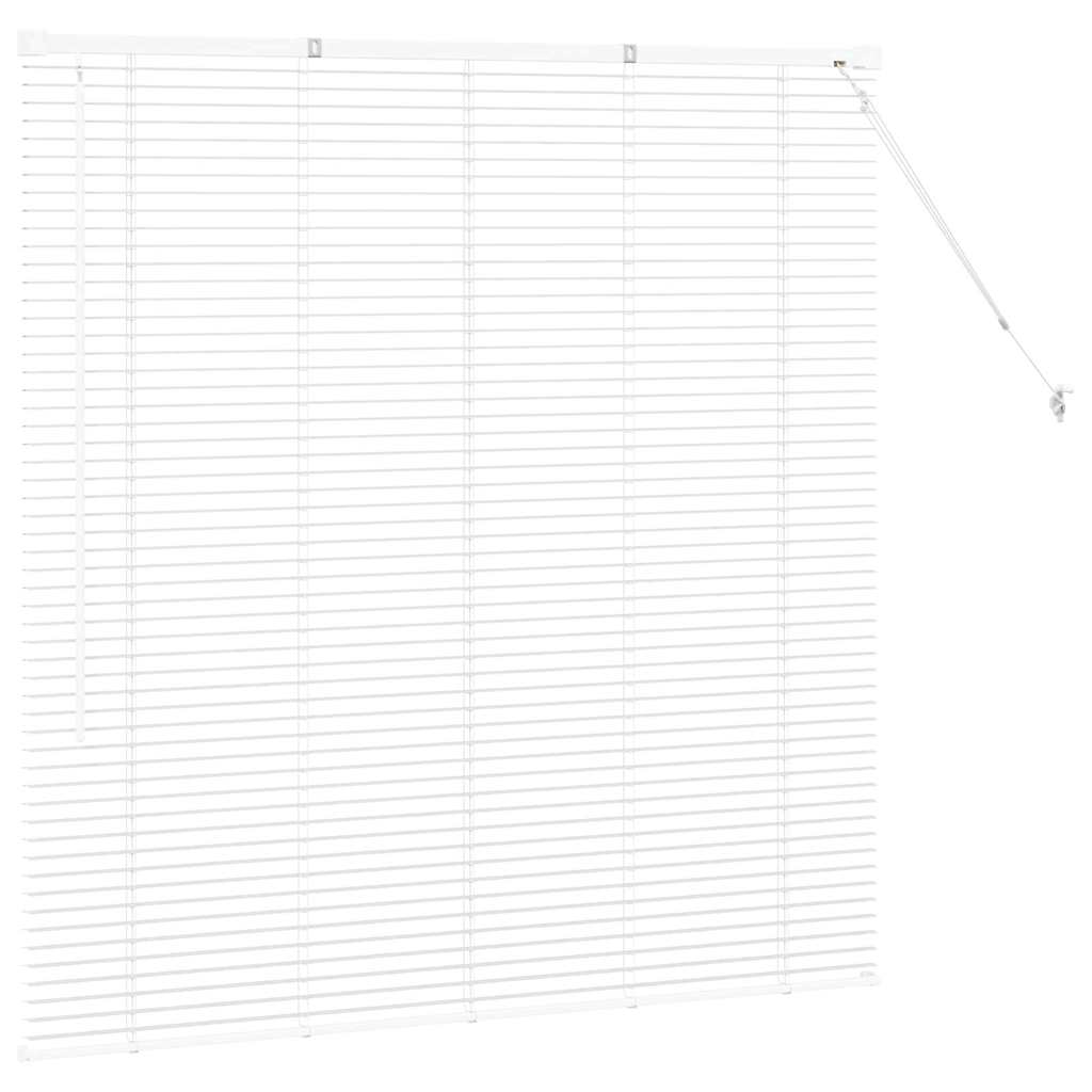 Venecijanski zastore Bijelo 130 x 125 cm Aluminij