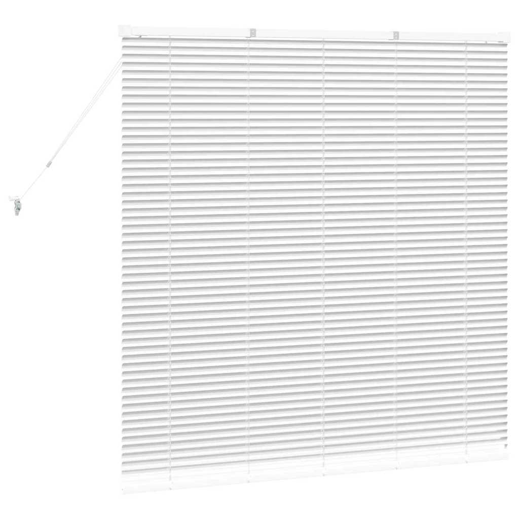 Venecijanski zastore Bijelo 130 x 125 cm Aluminij