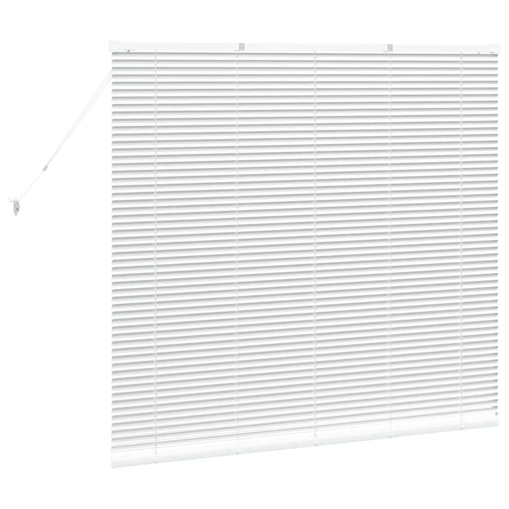 Venecijanski zastore Bijelo 130 x 145 cm Aluminij