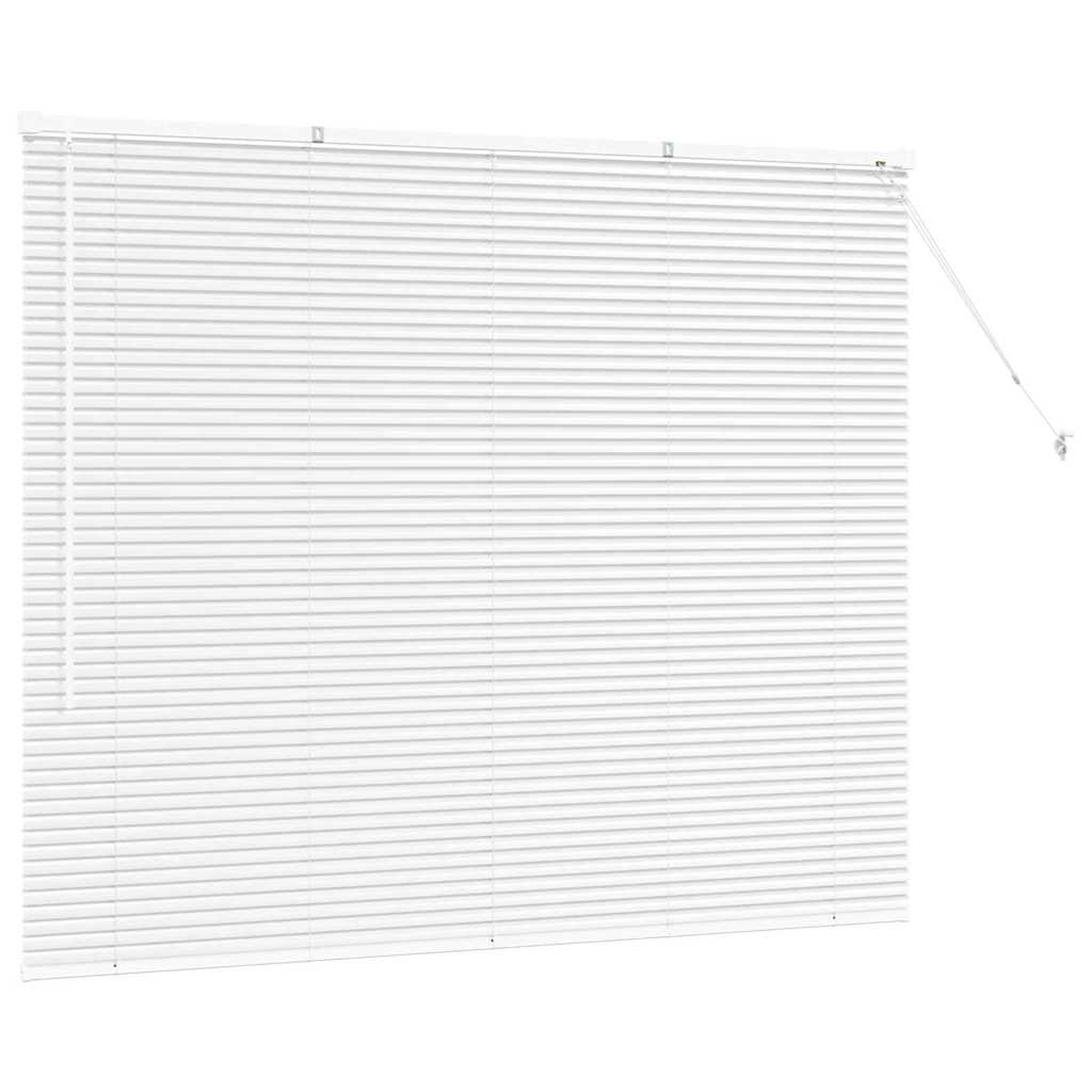 Venecijanski zastore Bijelo 130 x 160 cm Aluminij