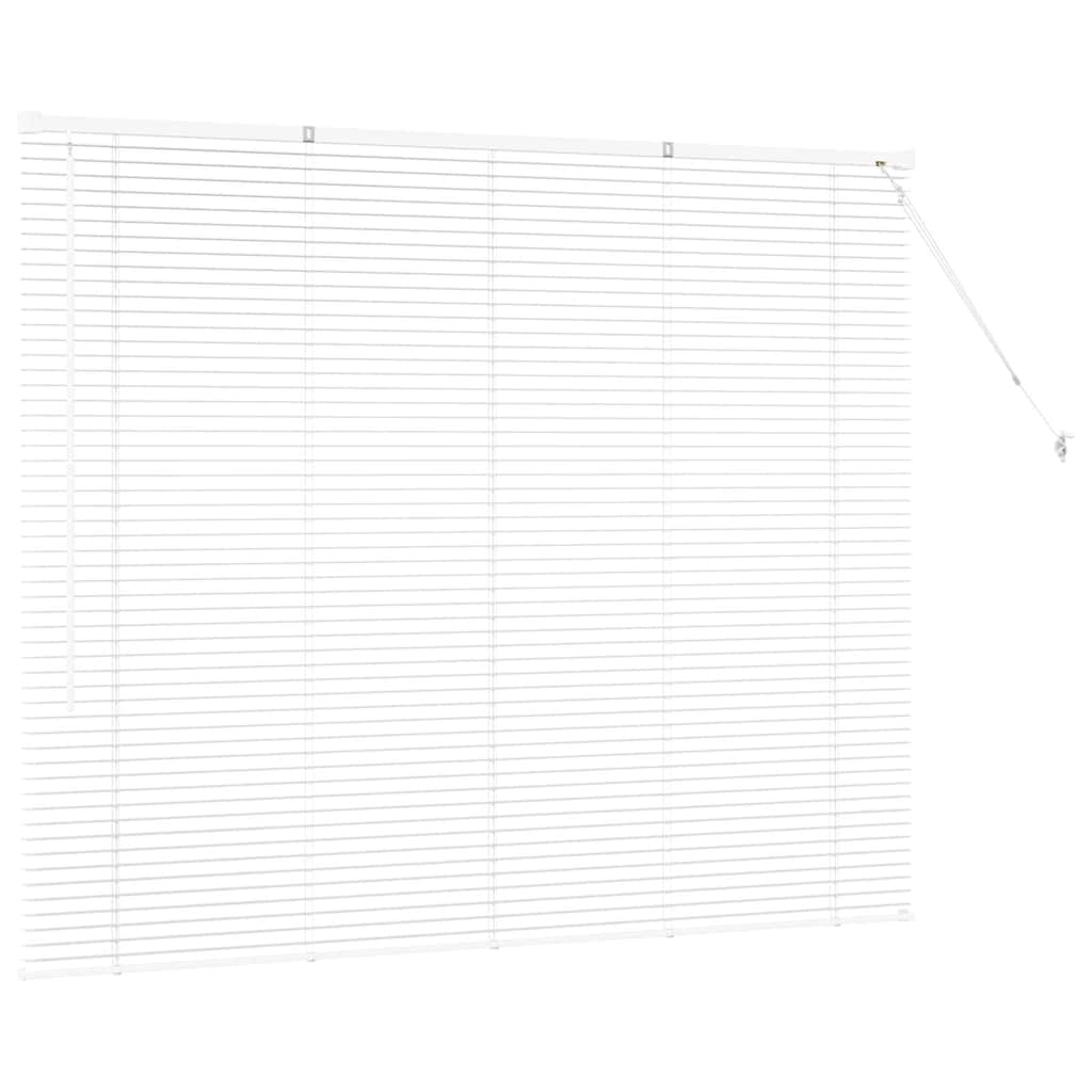 Venecijanski zastore Bijelo 130 x 160 cm Aluminij