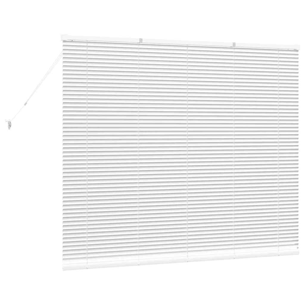 Venecijanski zastore Bijelo 130 x 160 cm Aluminij