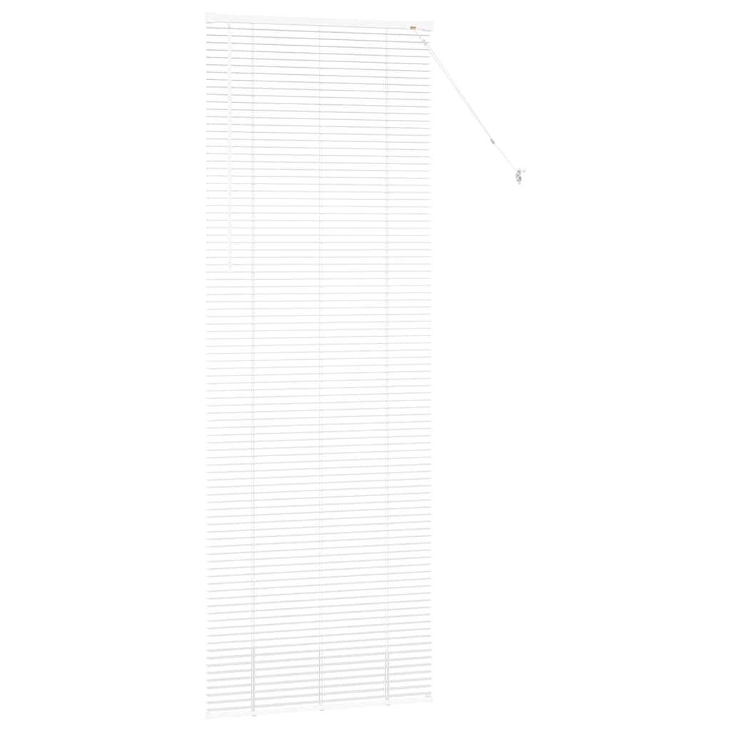 Venecijanski zastore Bijelo 220 x 75 cm Aluminij
