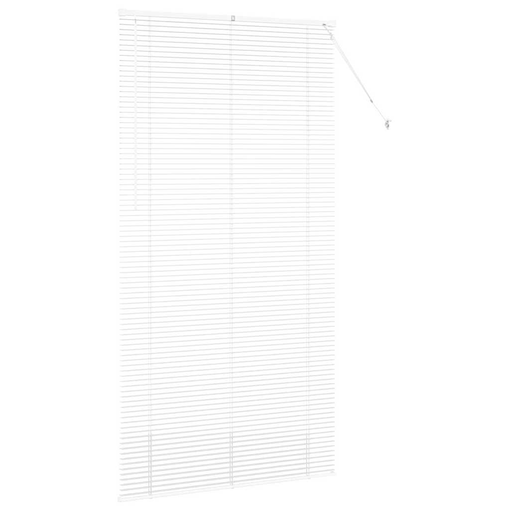 Venecijanski zastore Bijelo 220 x 110 cm Aluminij