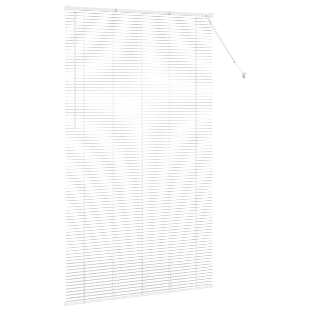 Venecijanski zastore Bijelo 220 x 125 cm Aluminij