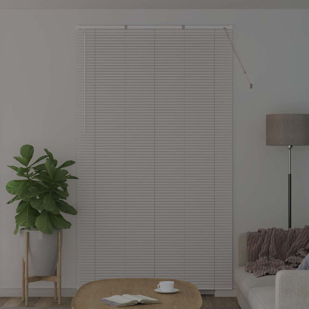 Venecijanski zastore Bijelo 220 x 130 cm Aluminij